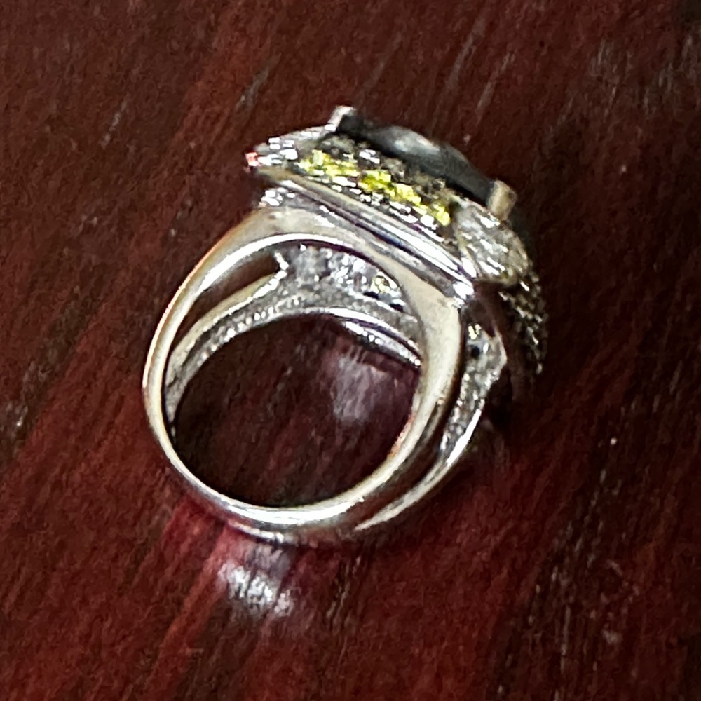 Stamped Silver Ring - Picture 2 of 5